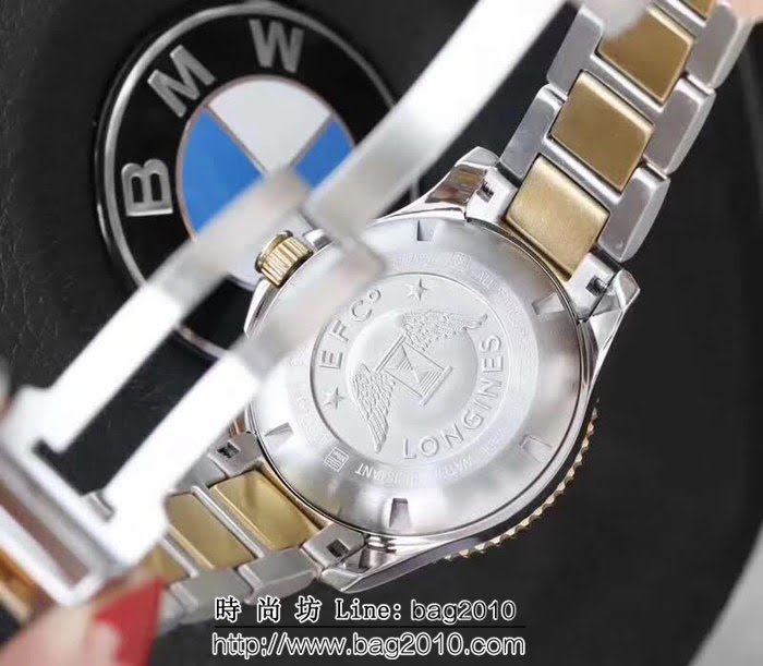 LONGINES浪琴 康卡斯潛水星辰月相系列 高端機械男表 WSS0469